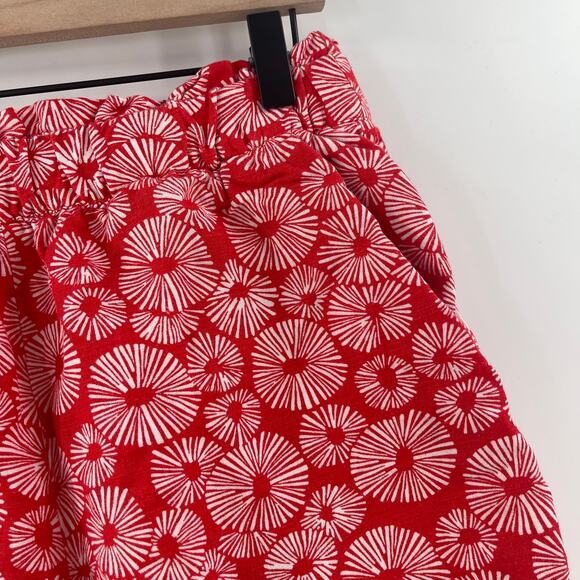 LOFT ANN TAYLOR Shorts Size Small Pull On Firework Linen Blend Floral Office - Picture 6 of 11
